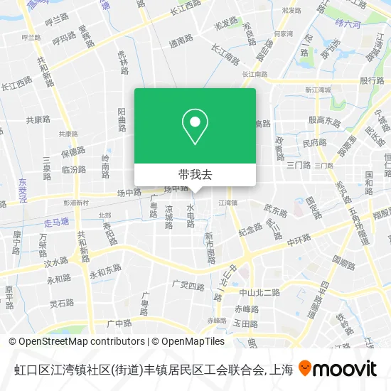虹口区江湾镇社区(街道)丰镇居民区工会联合会地图
