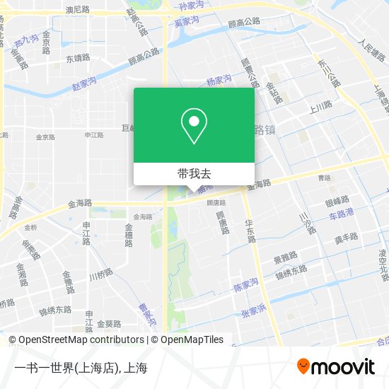 一书一世界(上海店)地图