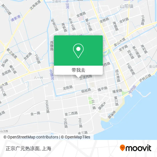 正宗广元热凉面地图