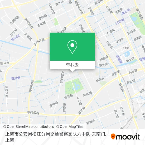 上海市公安局松江分局交通警察支队六中队-东南门地图