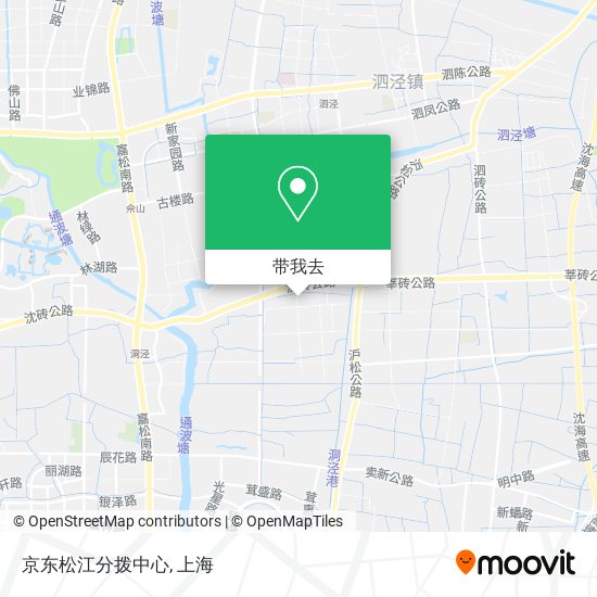 京东松江分拨中心地图