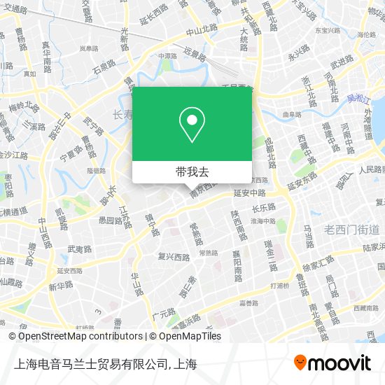 上海电音马兰士贸易有限公司地图