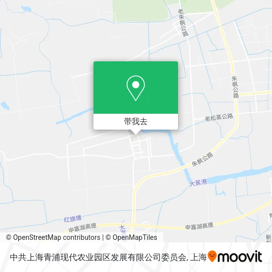 中共上海青浦现代农业园区发展有限公司委员会地图
