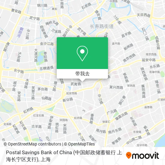 Postal Savings Bank of China (中国邮政储蓄银行 上海长宁区支行)地图