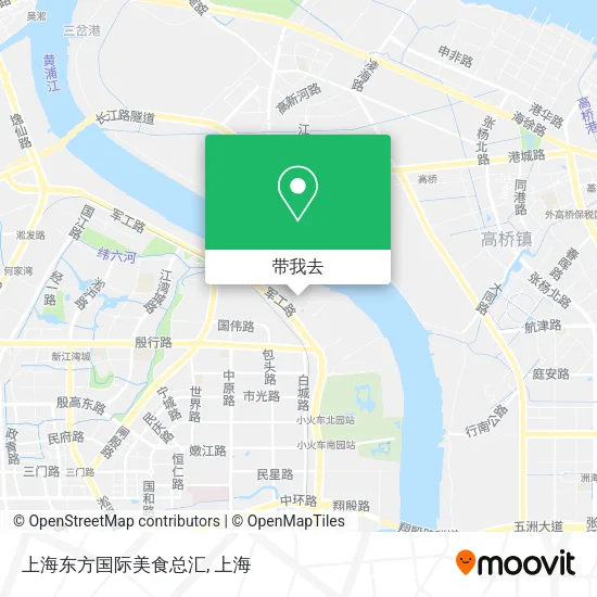 上海东方国际美食总汇地图