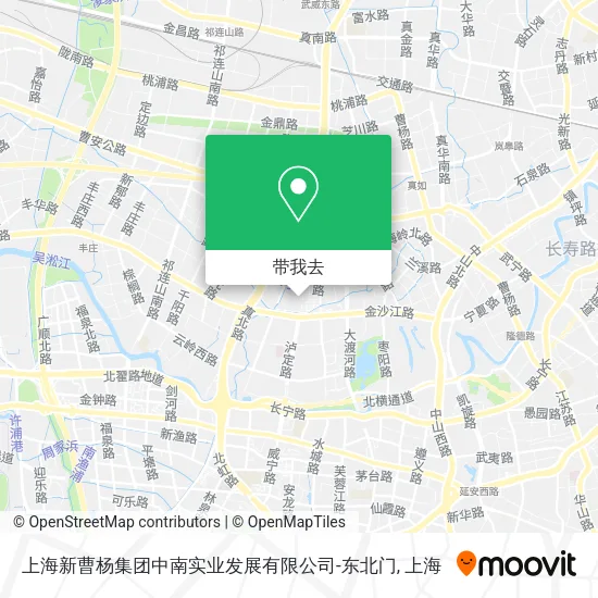 上海新曹杨集团中南实业发展有限公司-东北门地图