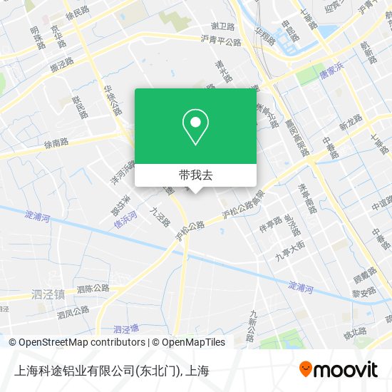 上海科途铝业有限公司(东北门)地图