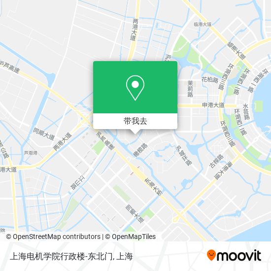 上海电机学院行政楼-东北门地图