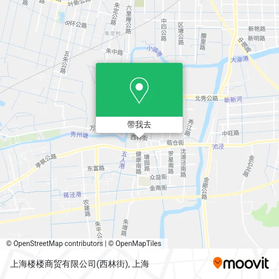 上海楼楼商贸有限公司(西林街)地图