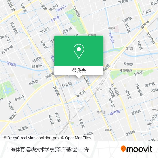 上海体育运动技术学校(莘庄基地)地图