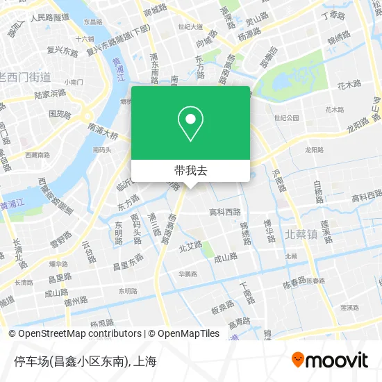 停车场(昌鑫小区东南)地图