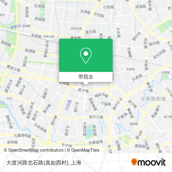 大渡河路北石路(真如西村)地图