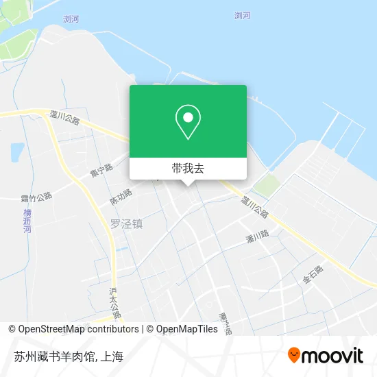 苏州藏书羊肉馆地图