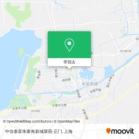 中信泰富朱家角新城翠苑-正门地图