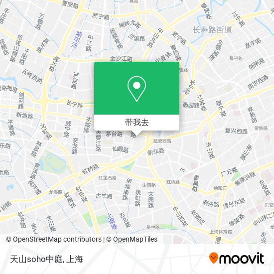 天山soho中庭地图