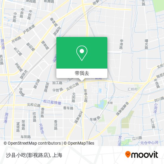 沙县小吃(影视路店)地图