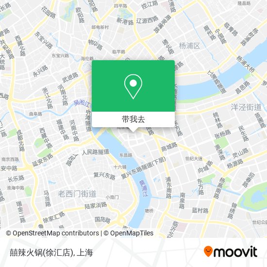 囍辣火锅(徐汇店)地图