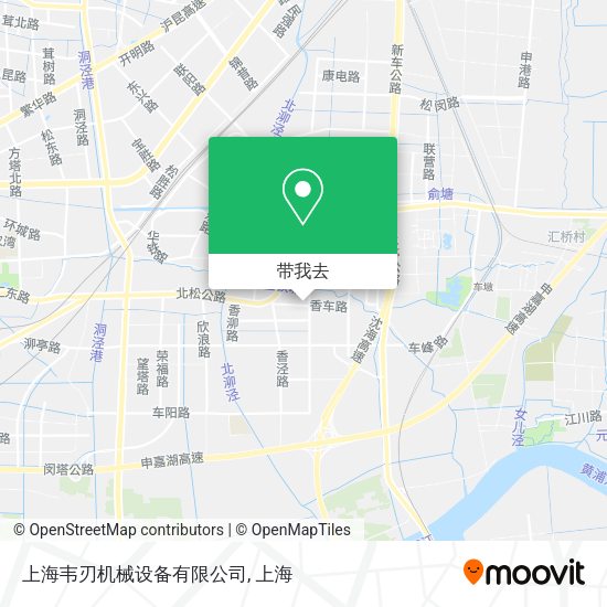 上海韦刃机械设备有限公司地图