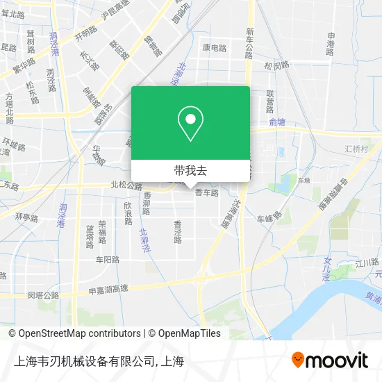 上海韦刃机械设备有限公司地图