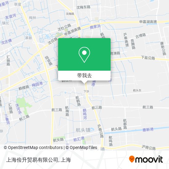 上海俭升贸易有限公司地图