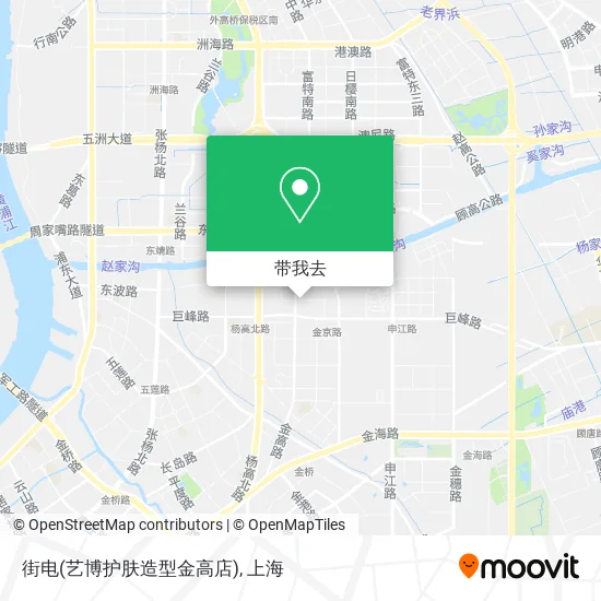 街电(艺博护肤造型金高店)地图