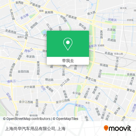 上海尚华汽车用品有限公司地图