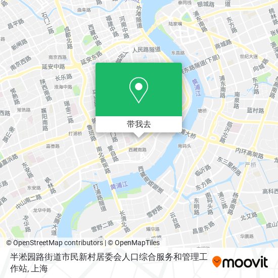 半淞园路街道市民新村居委会人口综合服务和管理工作站地图