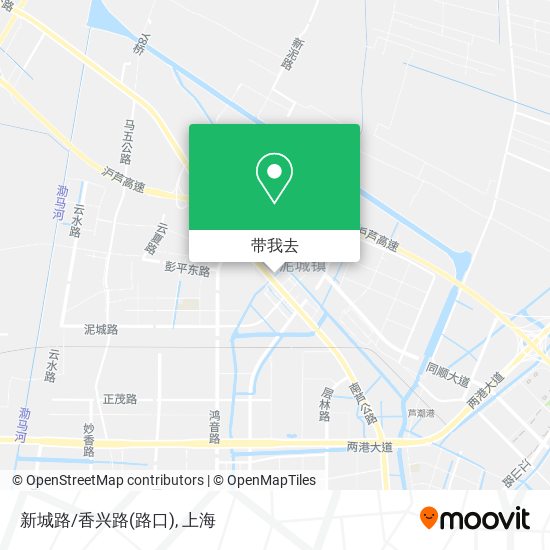 新城路/香兴路(路口)地图