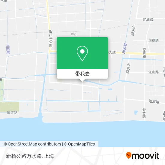 新杨公路万水路地图