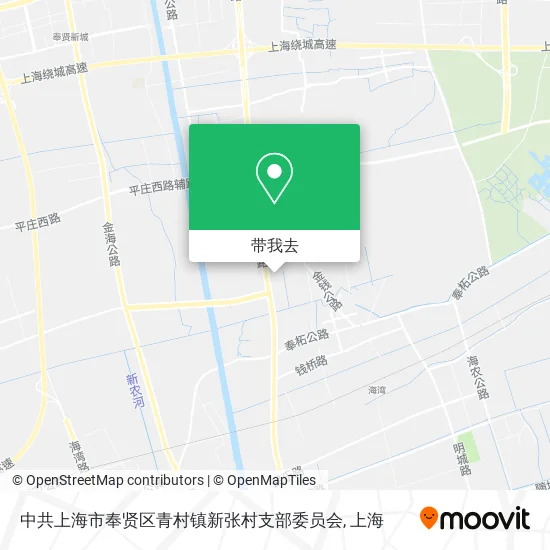 中共上海市奉贤区青村镇新张村支部委员会地图