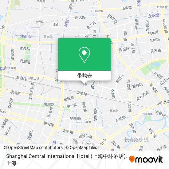 Shanghai Central International Hotel (上海中环酒店)地图