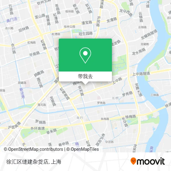 徐汇区缝建杂货店地图