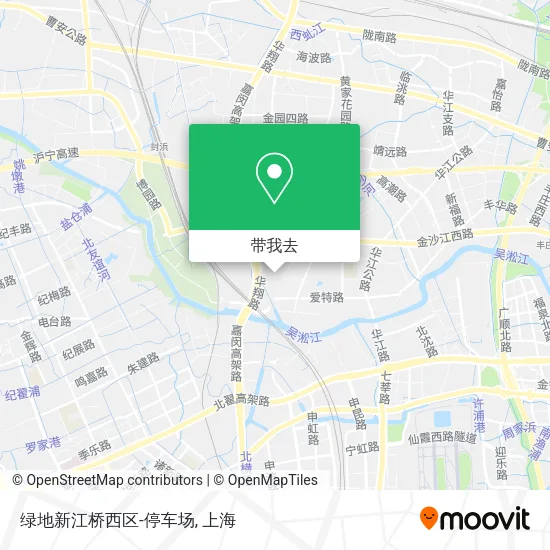 绿地新江桥西区-停车场地图