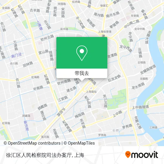 徐汇区人民检察院司法办案厅地图