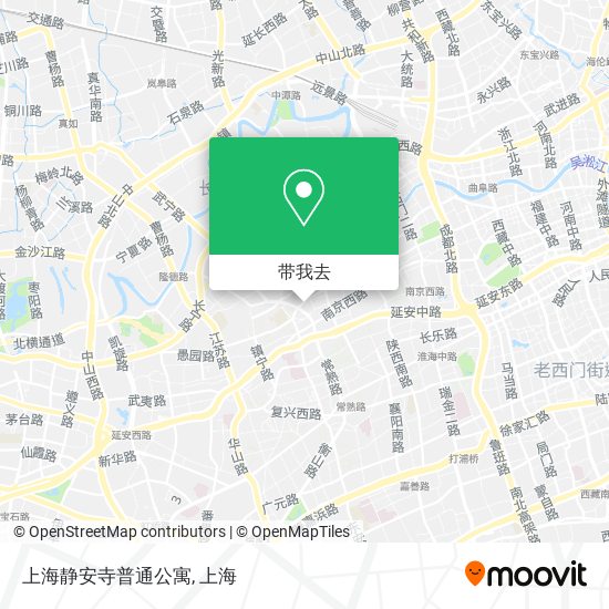 上海静安寺普通公寓地图