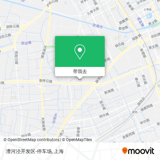 漕河泾开发区-停车场地图