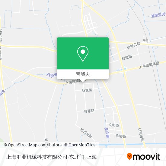 上海汇业机械科技有限公司-东北门地图