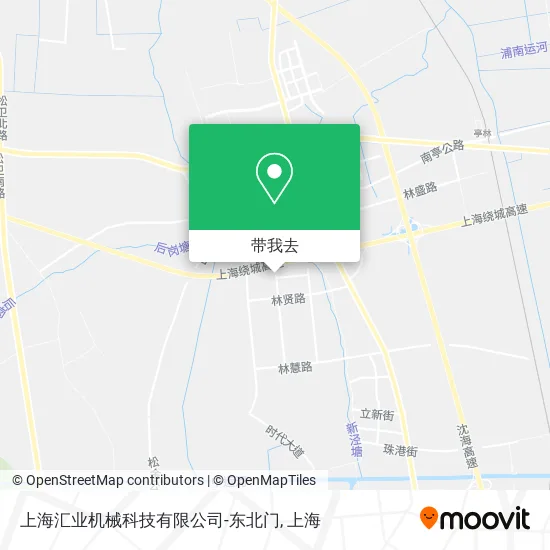 上海汇业机械科技有限公司-东北门地图