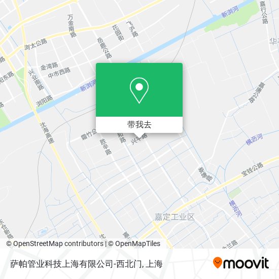 萨帕管业科技上海有限公司-西北门地图