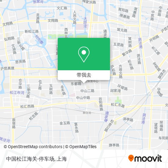 中国松江海关-停车场地图