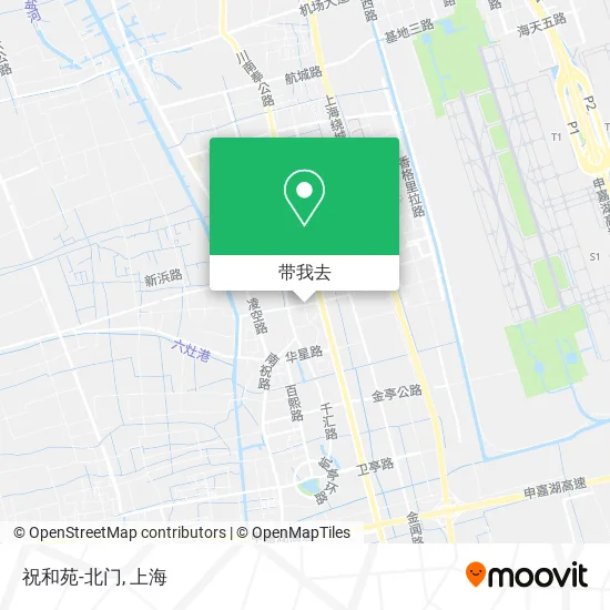 祝和苑-北门地图