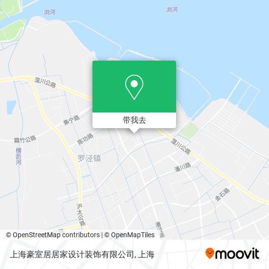 上海豪室居居家设计装饰有限公司地图