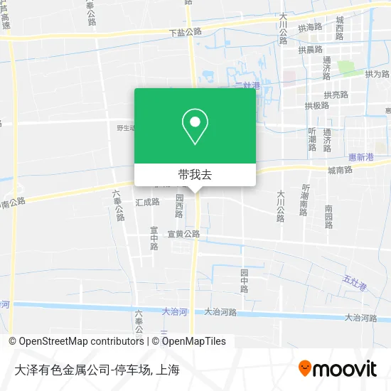 大泽有色金属公司-停车场地图