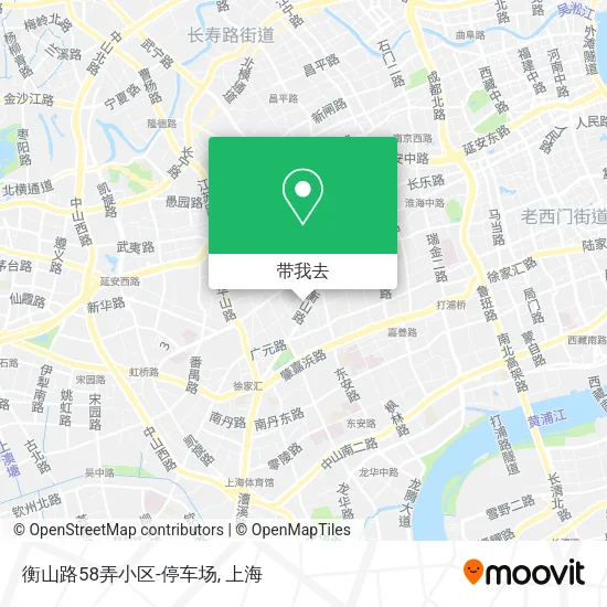 衡山路58弄小区-停车场地图