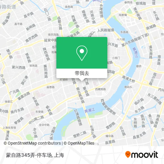 蒙自路345弄-停车场地图