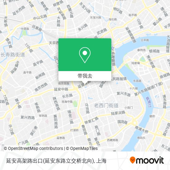 延安高架路出口(延安东路立交桥北向)地图