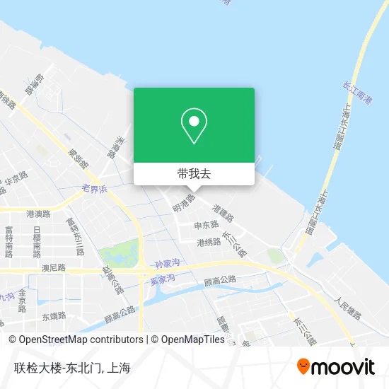 联检大楼-东北门地图