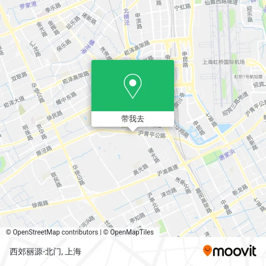 西郊丽源-北门地图