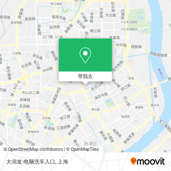 大润发-电脑洗车入口地图