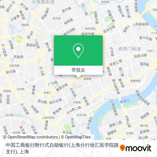 中国工商银行附行式自助银行(上海分行徐汇医学院路支行)地图